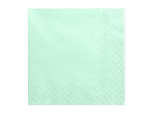 Picture of NAPKINS 3 LAYER MINT 33X33CM  - 20 PACK